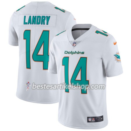 Herren Miami Dolphins Trikot Jarvis Landry 14 Nike Weiß